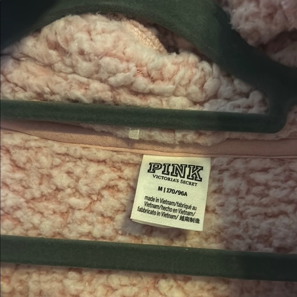 PINK Victoria's Secret Blush Sherpa Jacket - Picture 2 of 3